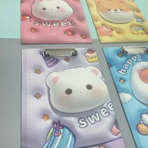 Tabla Sujeta Papel Animales - Imagen 2