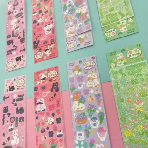 2 Laminas de Stickers DIY 78 adorables 4 modelos - Imagen 2