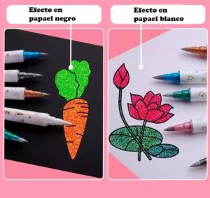 Marcadores Metalizados con Brillo - Imagen 3