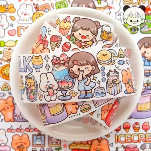 Cinta Decorativa Washi Tape Feliz 3 Modelos - Imagen 4