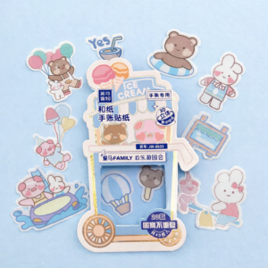 Set de Stickers Botella Azulados – 40 Piezas | 2 Modelos - Imagen 2