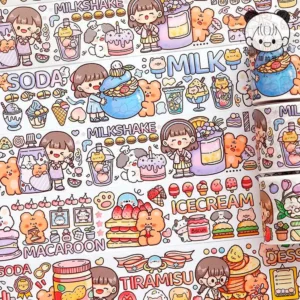 Cinta Decorativa Washi Tape 4 Modelos de Papel - Imagen 3