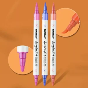 Kit Marcadores acrílicos 24 colores doble punta - Imagen 3