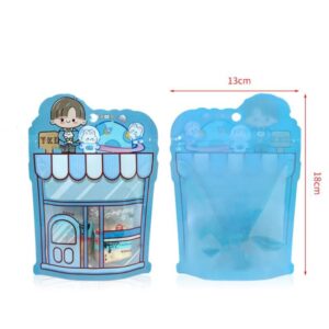 12 Unidades Bolsa Hermética Kawaii Coloridos - Imagen 3