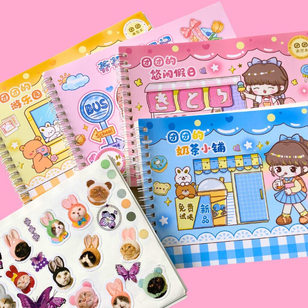 Álbum de Colección de Stickers reutilizables