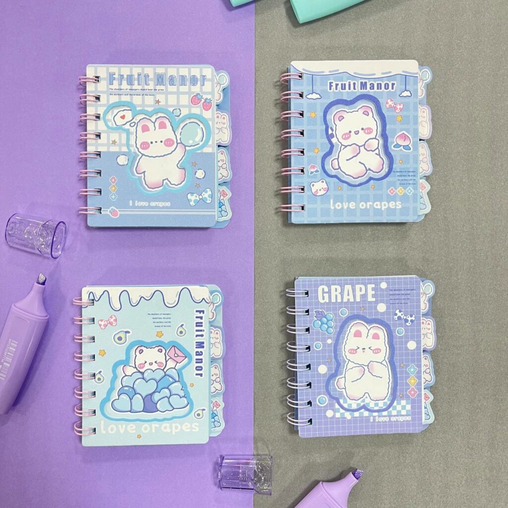 Mini Libreta Tapa Escarchada