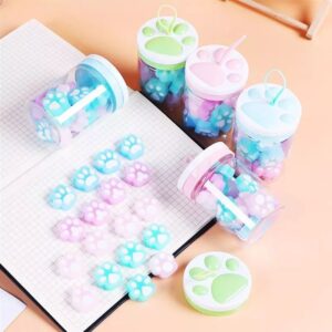 Gomas de Borrar Patita de Gato 3 Colores - Imagen 2