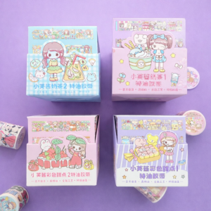 Cinta Decorativa Washi Tape Comida 4 modelos