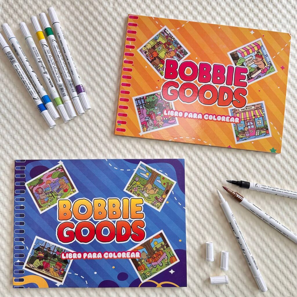 libro para colorear Bobbie Goods