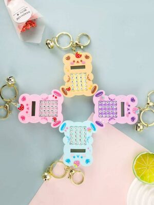 Mini Calculadora Oso + juego laberinto 4 diseños - Imagen 3
