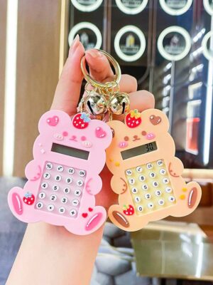 Mini Calculadora Oso + juego laberinto 4 diseños - Imagen 1