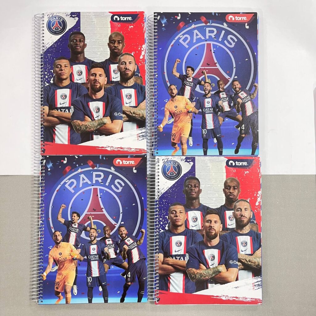 Cuadernos universitarios 3 materias PSG 4 unidades por paquete
