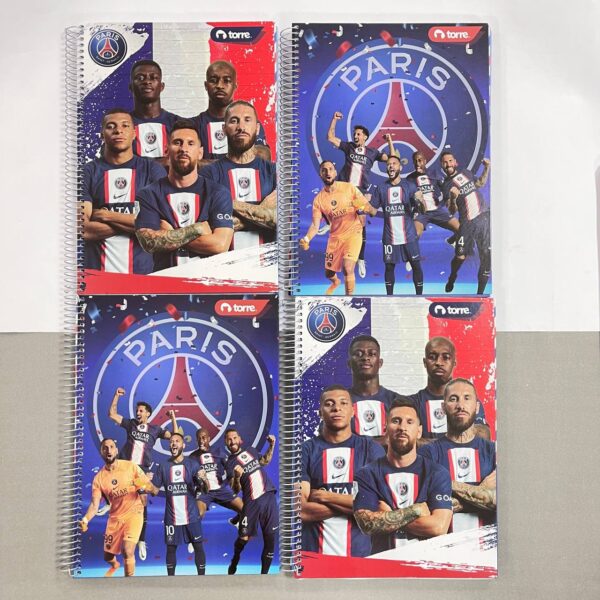 Cuadernos universitarios 3 materias PSG 4 unidades por paquete