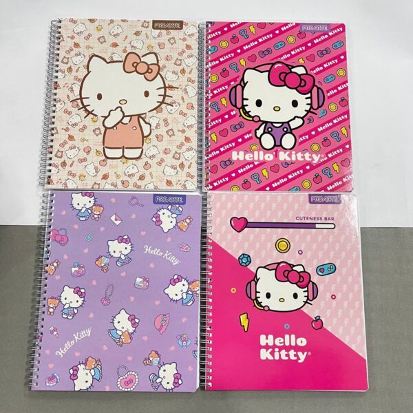 Cuaderno universitario Hello kitty 7 mm 10 unidades por paquete - Imagen 2