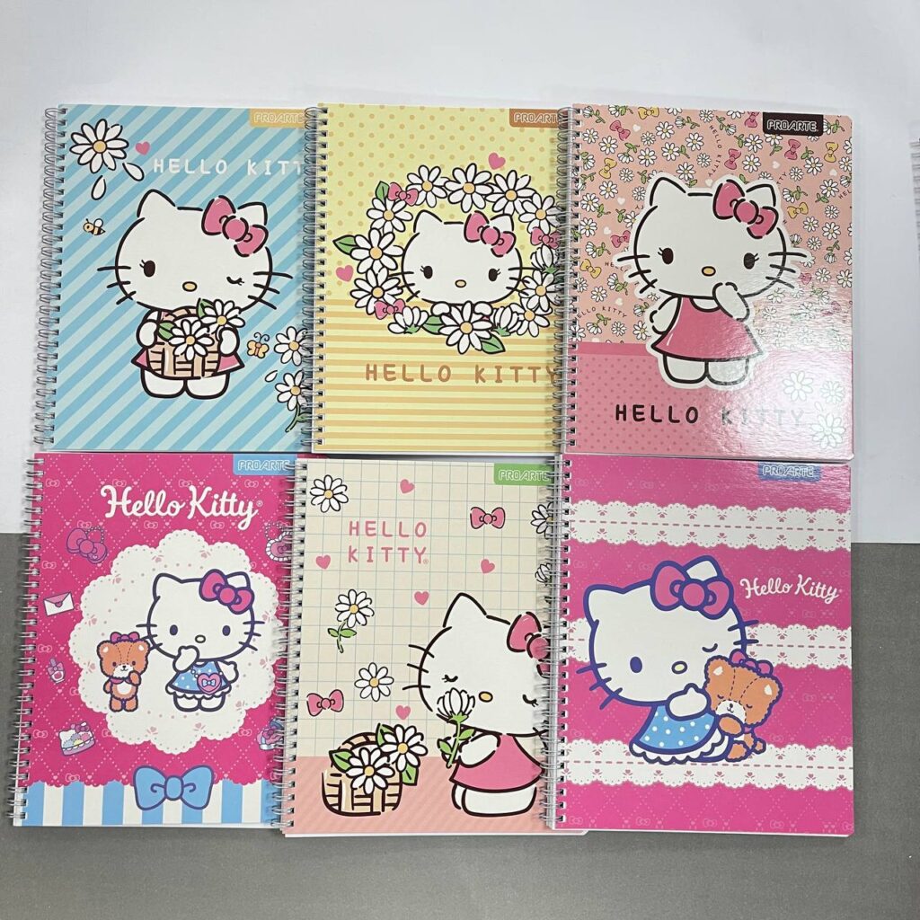 Cuaderno universitario Hello kitty 7 mm 10 unidades por paquete