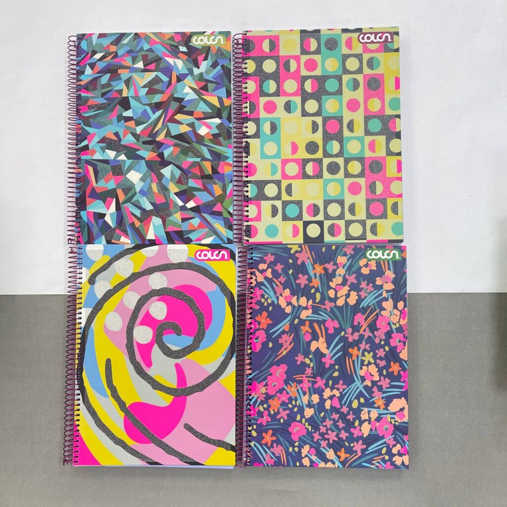 Cuaderno universitario 3 materias Top femenino 4 unidades por paquete