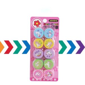Set de Timbres diseño de Unicornios - Imagen 2