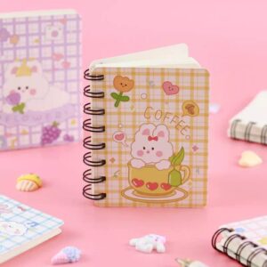 Mini libreta argollada Conejito con moño - Imagen 3