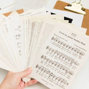 Páginas de libros antiguos 57 hojas decorativas - Imagen 3