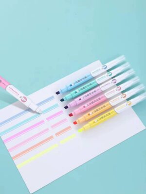 Destacador fluorescente borrable kawaii - Imagen 3