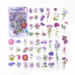 Set de Stickers de Flores estéticas 6 modelos - Imagen 3