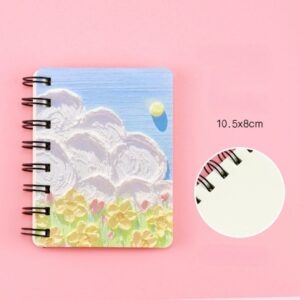 Mini libreta diseño flores - Imagen 3