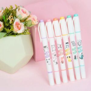 Destacadores doble punta Cats & Dogs 6 Colores - Imagen 3