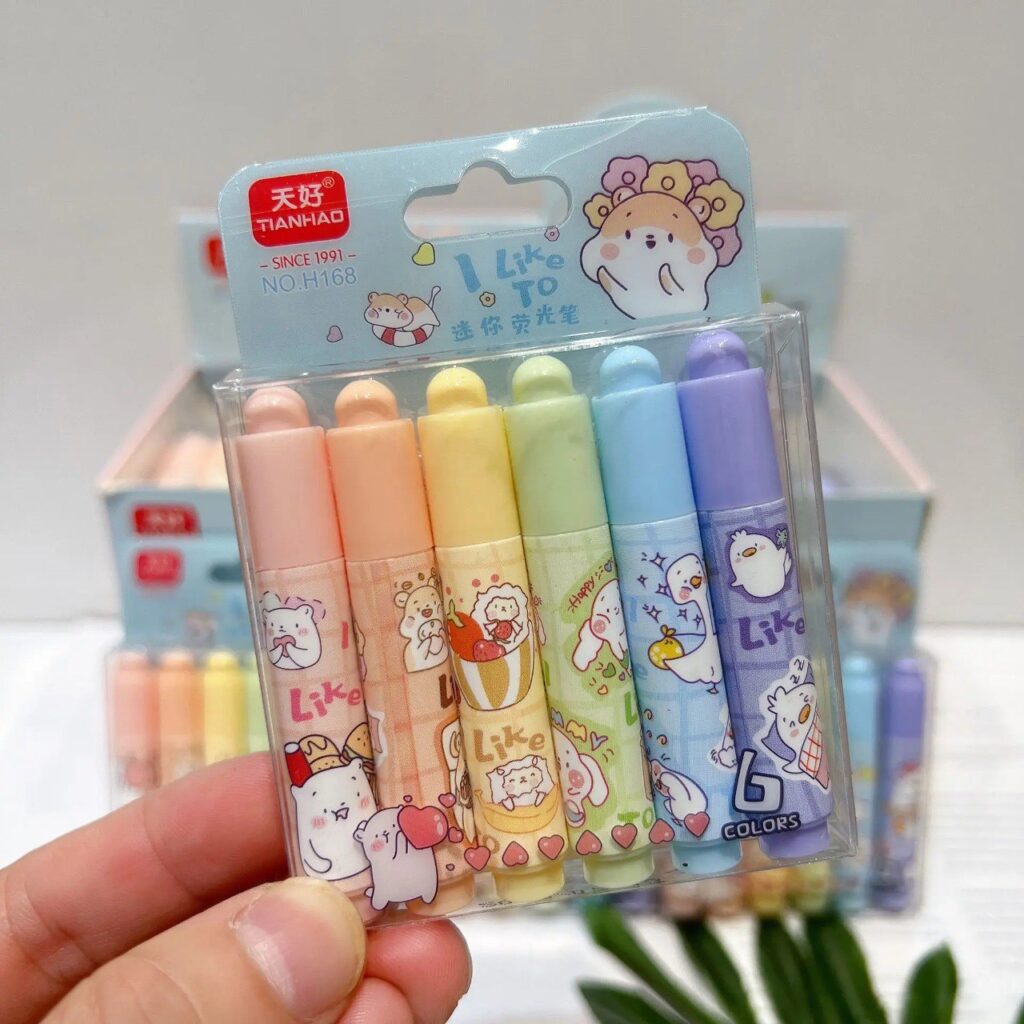 Mini destacadores kawaii