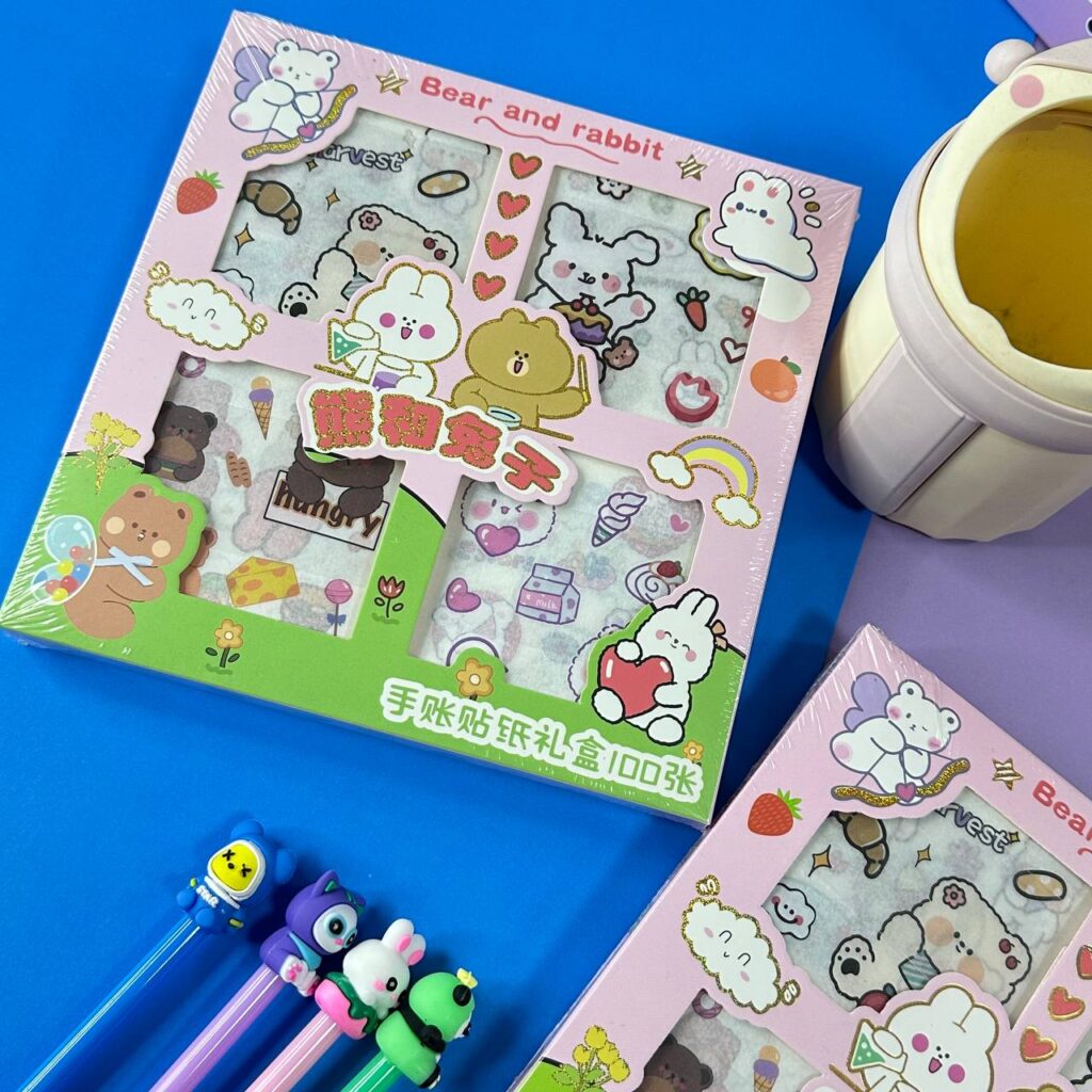 Set Stickers 100 unidades variados diseños