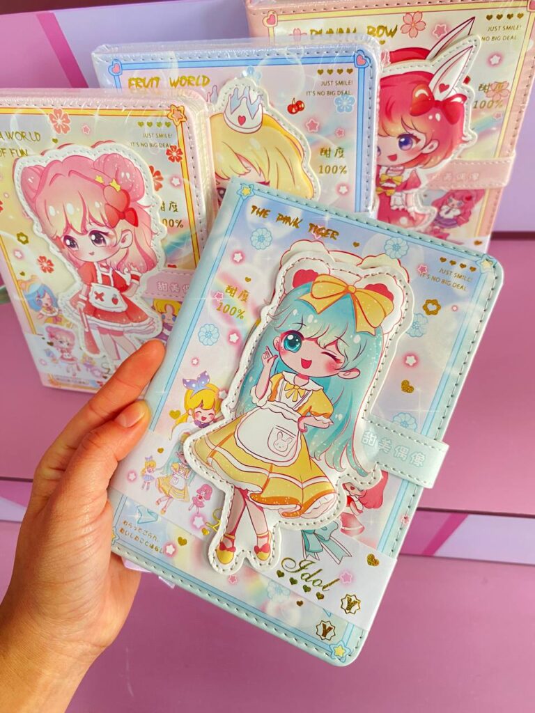 Libreta con broche Encantadora