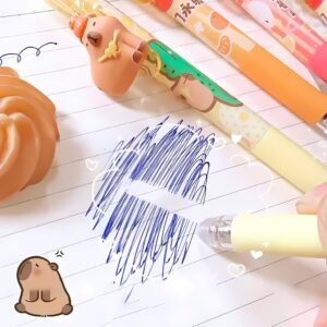Lapiz de tinta borrable divertidos Capybaras - Imagen 3