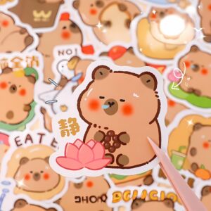 Stickers de Divertidos Capybaras 30 Pcs - Imagen 3
