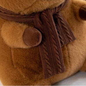 Entretenido peluche de Capybara con bufanda - Imagen 3