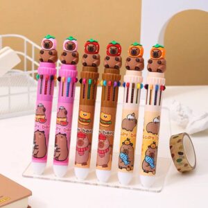 Entretenidos Lapices de capybara 10 colores - Imagen 4
