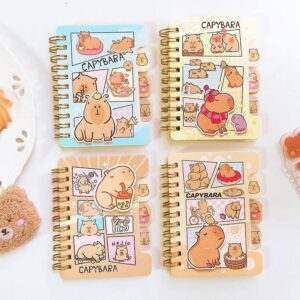 Mini Libreta argollada con separadores Divertidos Capybaras - Imagen 1