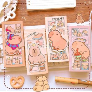 mini Libreta con broche Adorable Capybara estilo folleto - Imagen 1