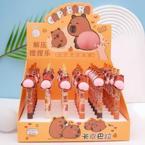 Lapiz rectractil antiestres de Capybara - Imagen 1
