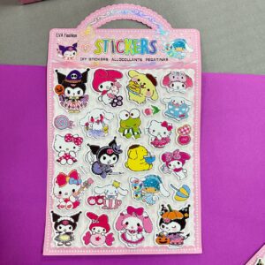 Lamina de stickers 3D diseños - Imagen 3
