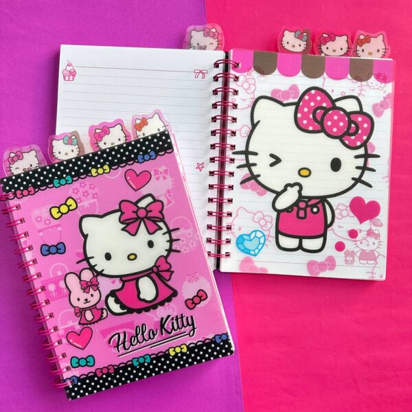 Libreta argollada con separadores Hello