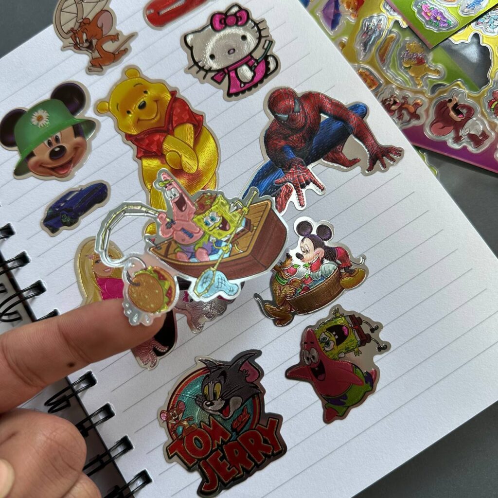 Docena de sticker tornasol Encantados