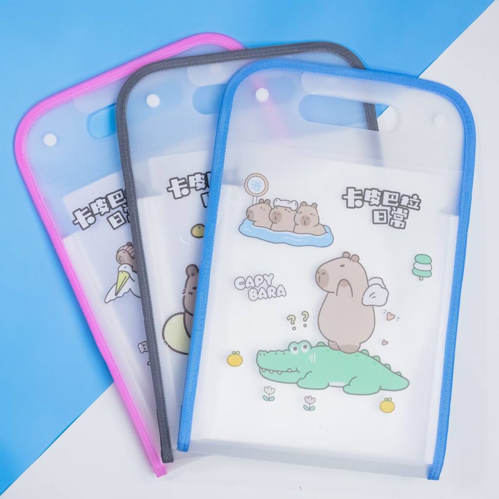 Carpeta Acordeón Fluor de Capybara, 3 Modelos