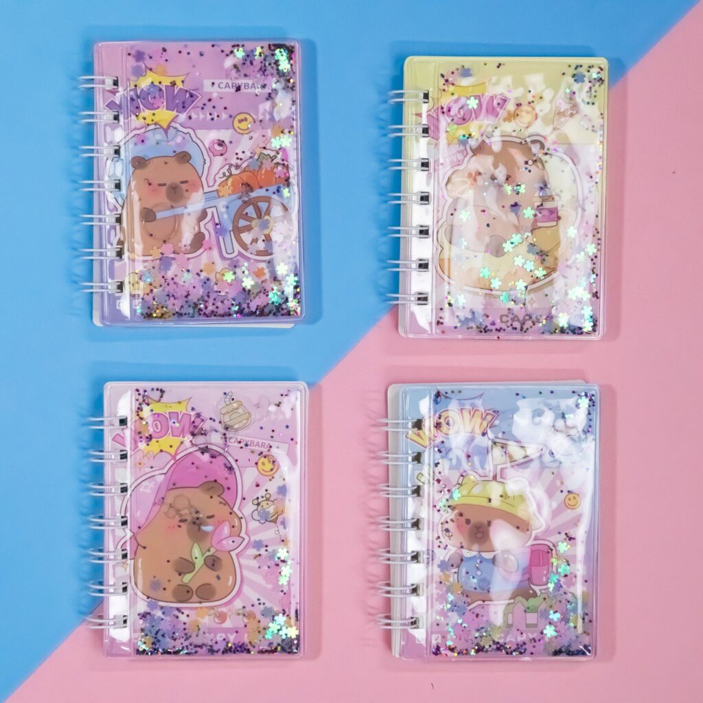 Mini Libreta Kawaii Colorida de Capybara