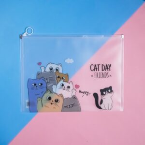 Bolsa con Cremallera de Gatitos kawaii 4 Modelos - Imagen 3
