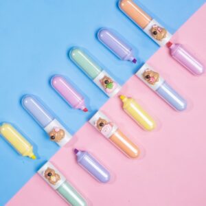 Destacador fluorescente doble punta cute capybara - Imagen 3