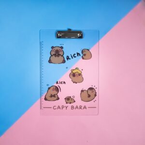 Tabla Sujeta Papeles Transparente de Capybara - Imagen 5