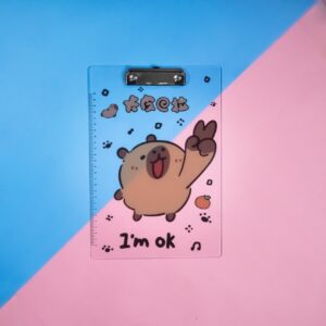 Tabla Sujeta Papeles Transparente de Capybara - Imagen 6