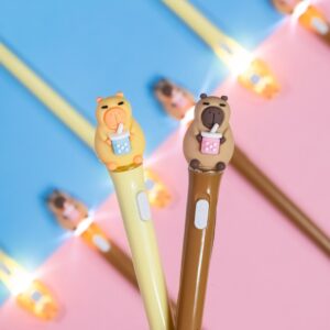 Bolígrafo con Luz de Capybara, 2 Modelos Surtidos - Imagen 3