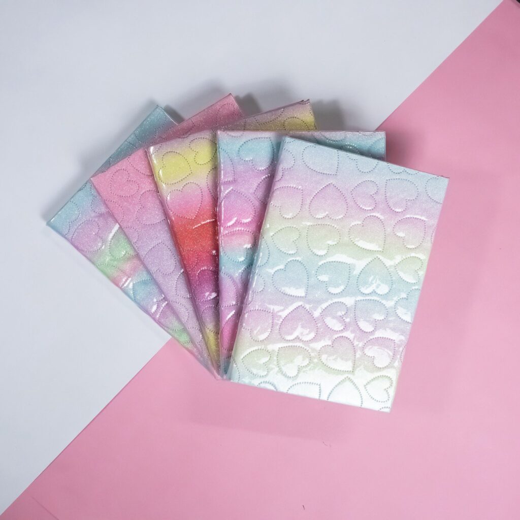 Libreta Corazón Glitter 160 Páginas 6 Modelos