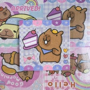 Dibujo de Diamante Pequeño Capybara, 4 Modelos Surtidos - Imagen 4