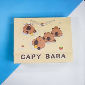 Bolsa de Regalo Grande Capybara Cute, 4 Modelos Surtidos - Imagen 4